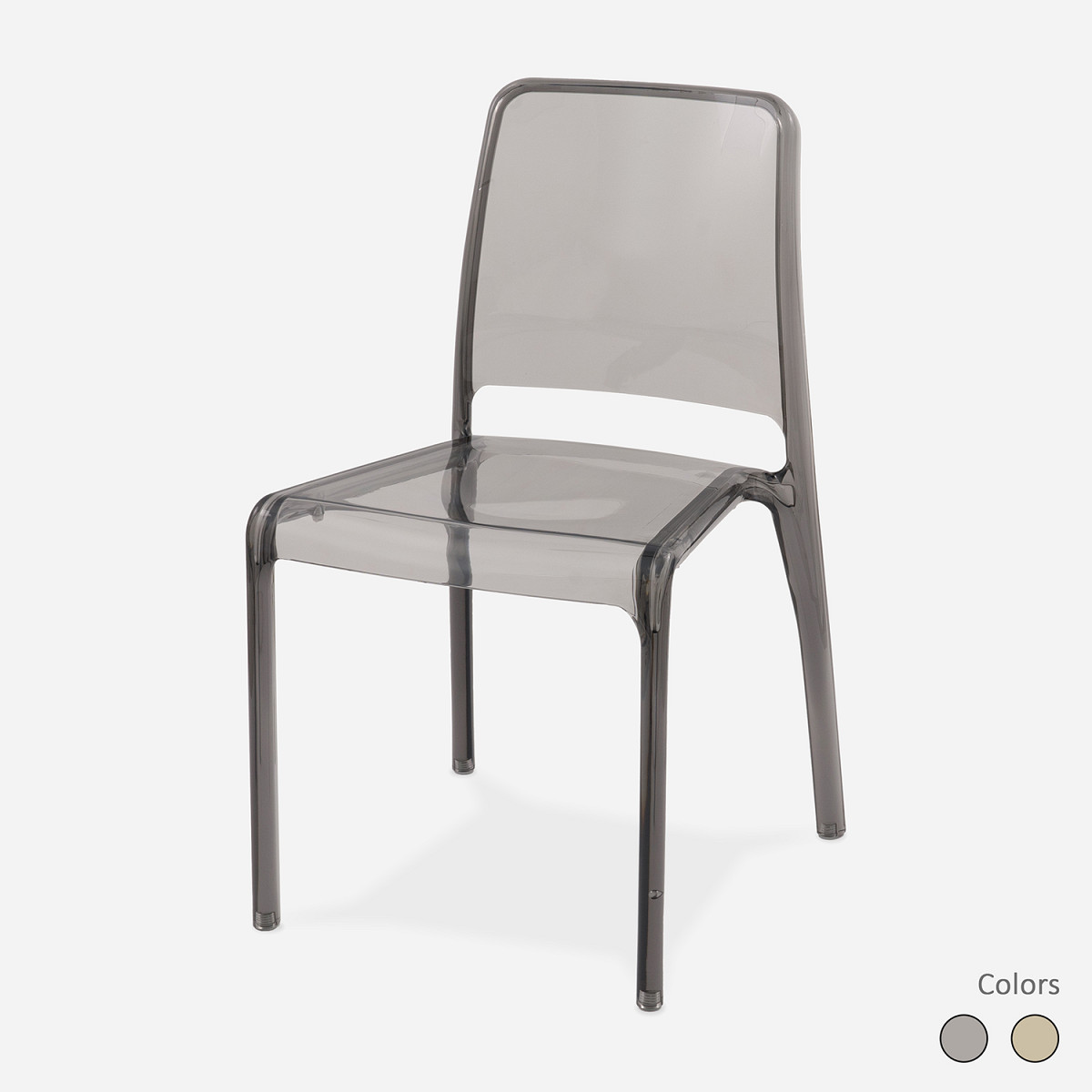 ANDROMEDA Chair - toned trasparent